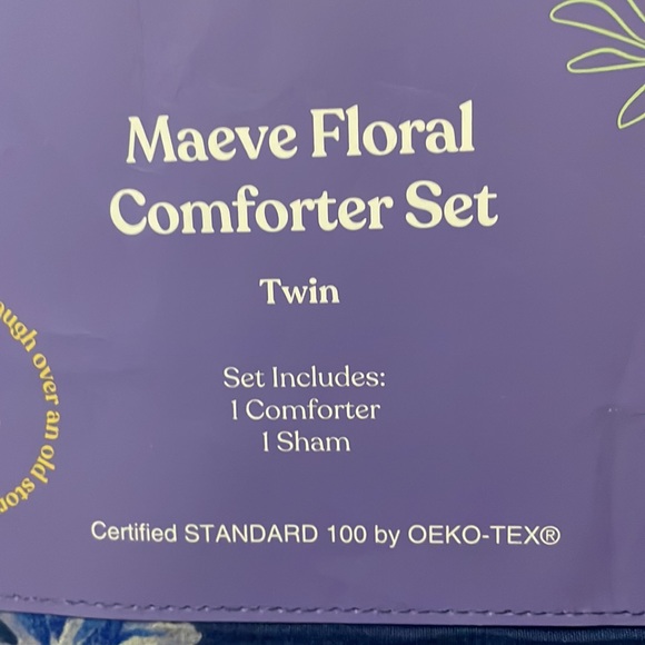 Cotton comforter set twin size - Picture 5 of 8
